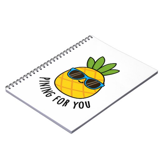 Pijnwerk voor jullie grappige anananas notitieboek (Linkerzijde)
