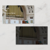 Pijp Organ Spreckels Visitekaartje (Voorkant / Achterkant)