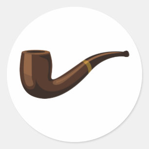 Pijp Ronde Sticker