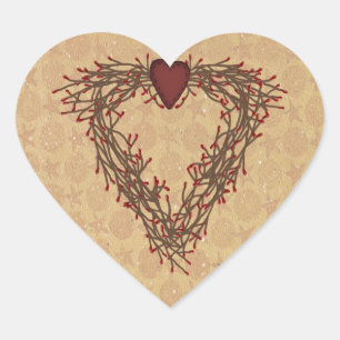Pijpbraam Heart Wreath Sticker