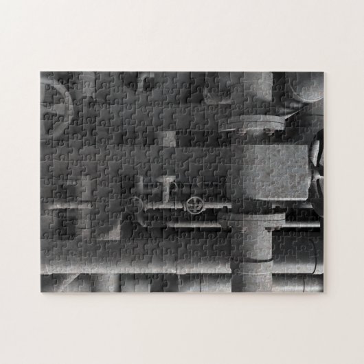 Pijpen en afsluiters legpuzzel (Horizontaal)