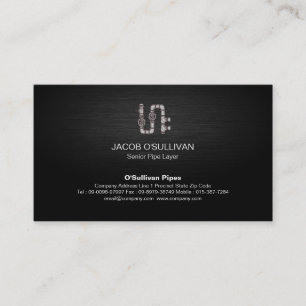 Pijplaagfitter loodgieterswerk visitekaartje