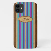 Pijpleiding Surfboard Hawaiian Monogram gestreept