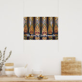 Pijporgelposter Poster (Keuken)