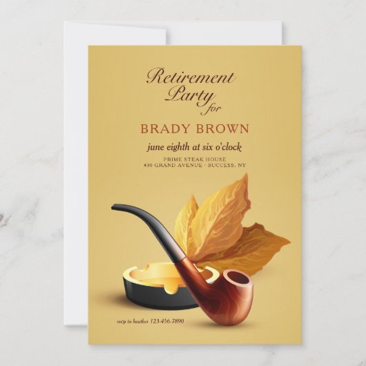 Pijptabak Kaart (Voorkant)