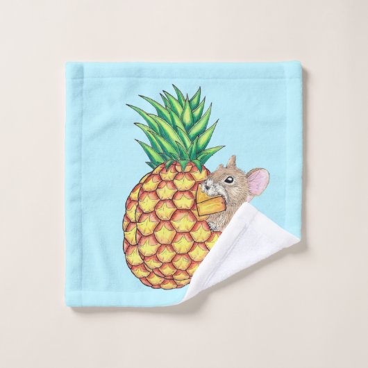 Pika à l'ananas prend un Chomp Aqua (Gant de toilette)