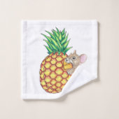 Pika à l'ananas prend une chompe (Gant de toilette)