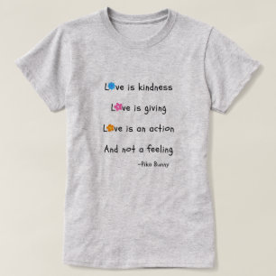 Pika Bunny Love and Kindness T-shirt