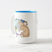 Pika Peint Plein Air Mug (Devant gauche)