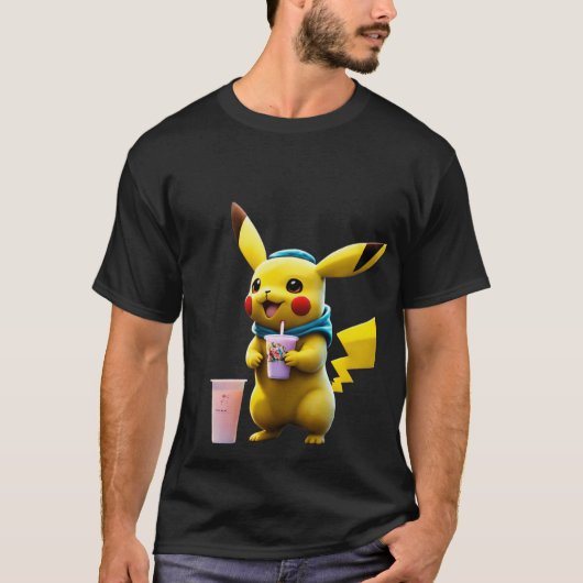 Pika-stijl: Electric Vibes T-shirt" T-shirt (Voorkant)