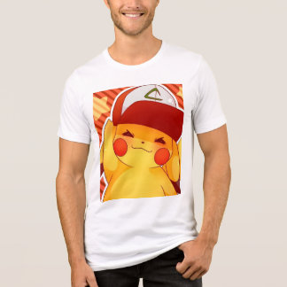 Pikachu Trainer Hoed (pokemon) Tri-Blend Shirt