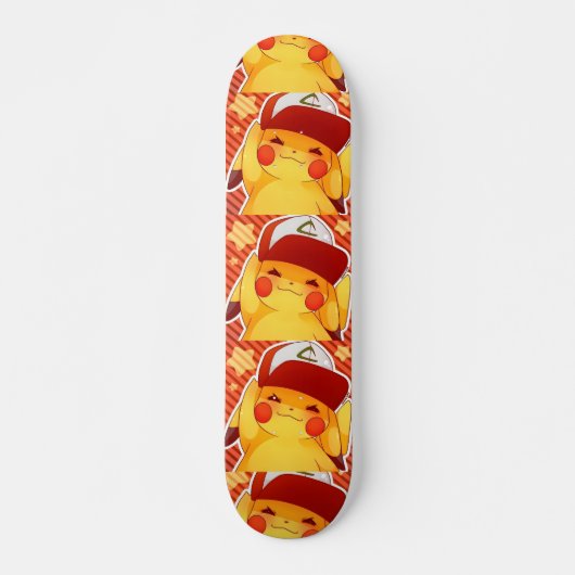 Pikachu Trainer Hoed Skateboard (Voorkant)