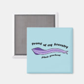 Pikaia - Fière de mes Magnets d'ascendance (Recto/Verso)