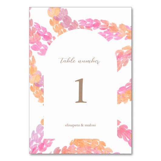 Pikake Wedding Kaart (Voorkant)