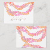 Pikake Wedding Plaatskaartje (Voorkant / Achterkant)