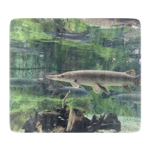Pike Fish Snijplank (Voorkant)