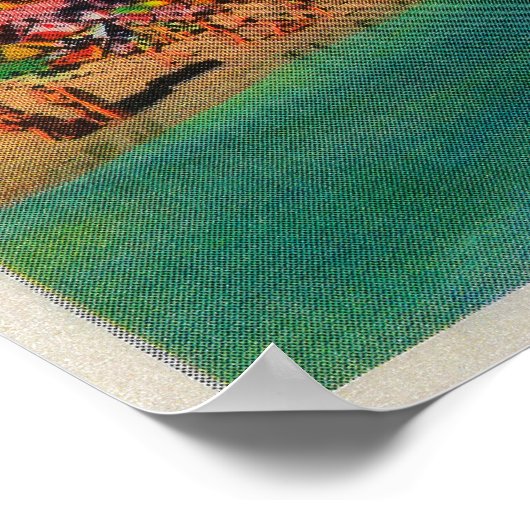 Pike Front en Bathing Beach, Long Beach Poster (Hoek)