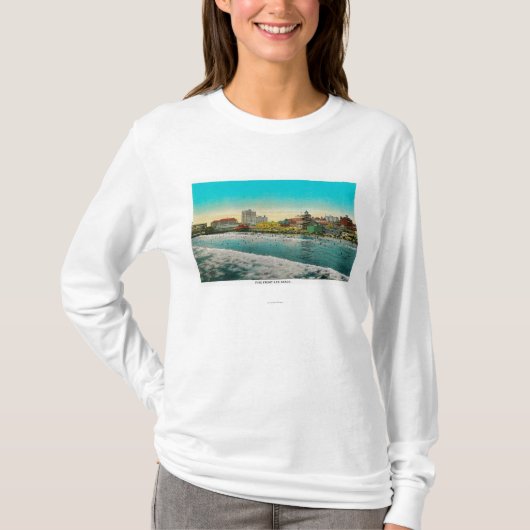 Pike Front en Long Beach, Californië T-shirt (Voorkant)