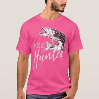 Pike Hunter Vist vissers noordelijke pike T-shirt