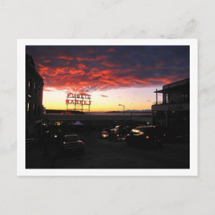 Pike Market, Seattle Briefkaart