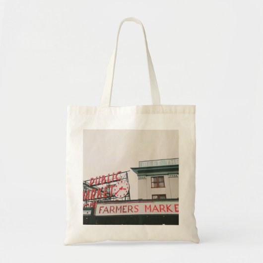 Pike Place Market Tote Bag (Voorkant)