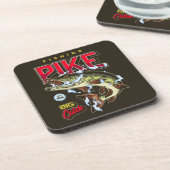 Pike Strike-Onderzetter | Fish Cork Onderzetter Se (Linkerzijde)