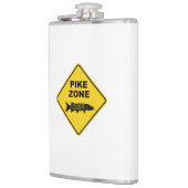 Pike Vissen Zone-teken Heupfles (Links)