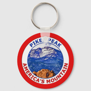 Pikes Peak America's Mountain Sleutelhanger