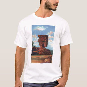 Pikes Peak, Colorado - Balanced Rock T-shirt