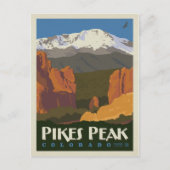 Pikes Peak, Colorado Briefkaart (Voorkant)