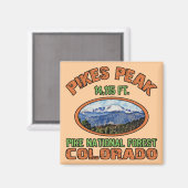 Pikes Peak, Colorado Magneet (Voorkant / Achterkant)