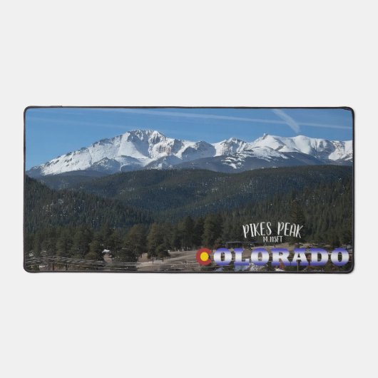 Pikes Peak Colorado, Mousepad Bureaumat (Voorkant)
