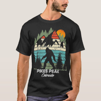Pikes Peak Colorado Nationaal Park Retro 80 T-shirt