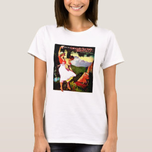 Pikes Peak Colorado Poster 1919 T-shirt
