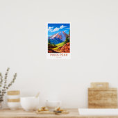 Pikes Peak Colorado Reisprint Poster (Keuken)