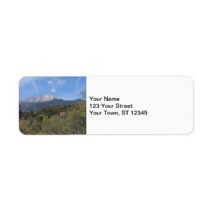 Pikes Peak- Colorado Springs Etiket