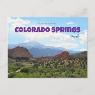 Pikes Peak Colorado Springs Reis Briefkaart