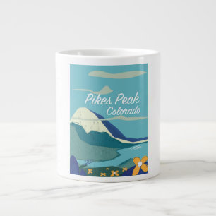 Pikes Peak Colorado -stijlreisposter Jumbo Mok