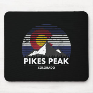 Pikes Peak Colorado Vlag - Bergavontuur Muismat