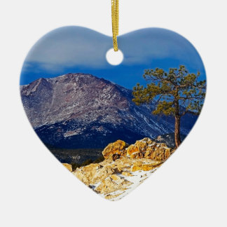 Pikes Peak en Lone Tree Keramisch Ornament