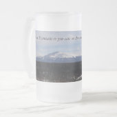 Pike's Peak Frosted Mok (Voorkant links)