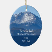 Pikes Peak gepersonaliseerd Ornament (Rechts)