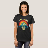 Pikes Peak Hiking Mountian Climbing T-shirt (Voorkant volledig)