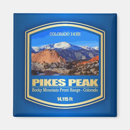 Pikes Peak Magneet (Voorkant)