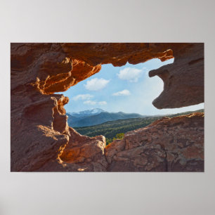 Pikes Peak omlijst, Colorado Poster