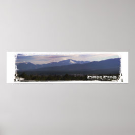 Pikes Peak panorama Poster