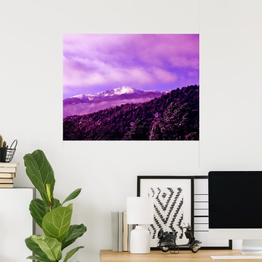 Pikes Peak Poster (Thuiskantoor)