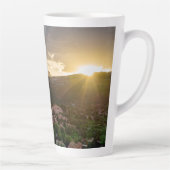 Pikes Peak Sunset Haze Latte Mug (Droite)