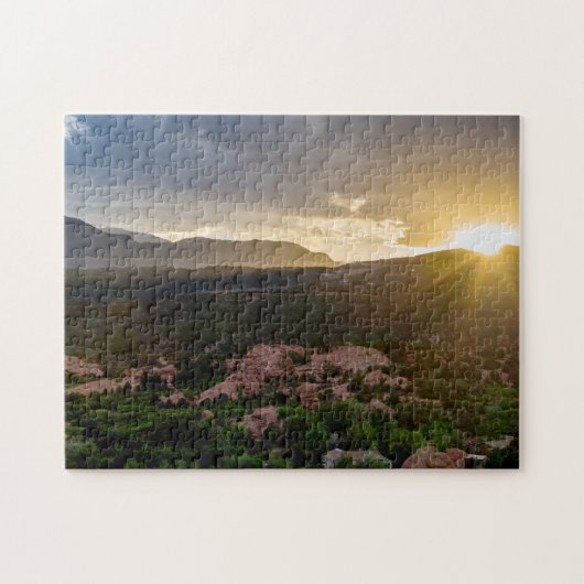 Pikes Peak Sunset Haze puzzel (Horizontaal)