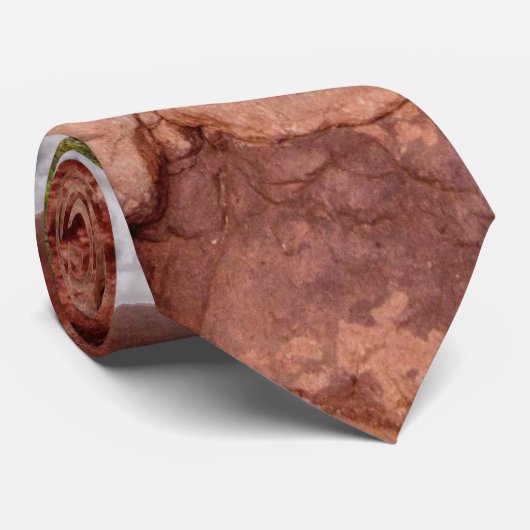 Pikes peak through a Rock Hole Stropdas (Opgerold)